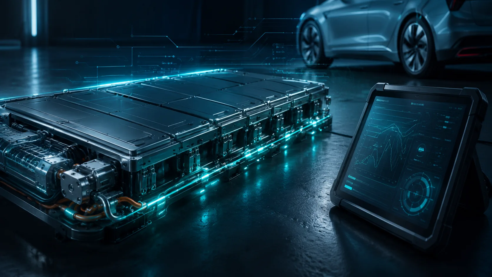 High-voltage hybrid battery pack diagnostics at Blue Mountain AutoPro in Port Coquitlam