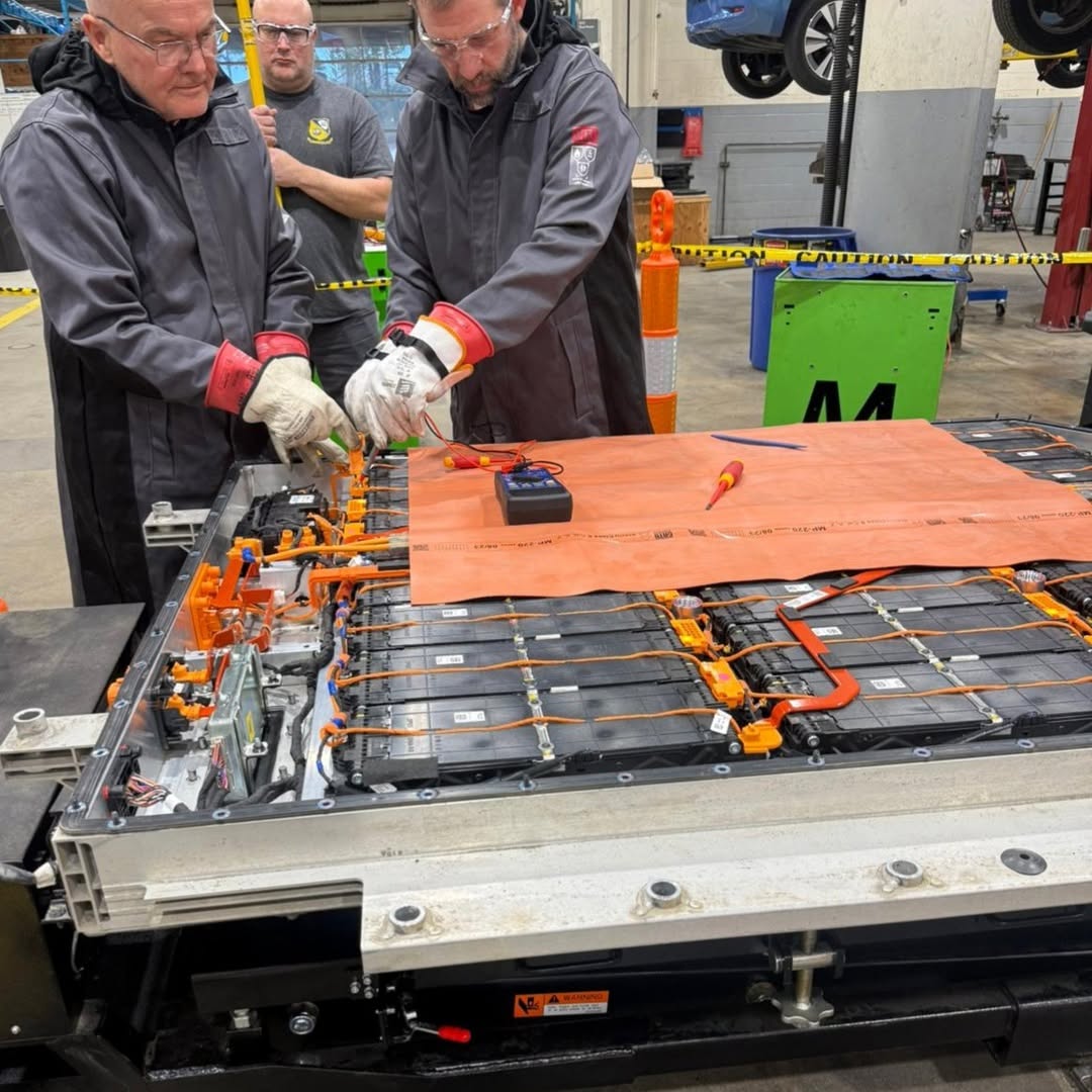 EV battery testing at Blue Mountain AUTOPRO